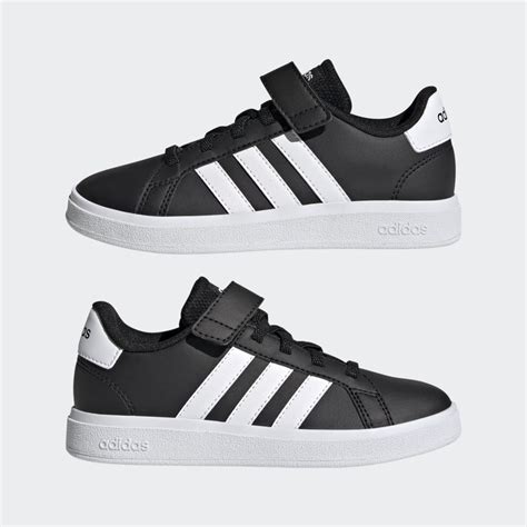 adidas grand court kind zwart|Kids' Grand Court Shoes (Age 0.